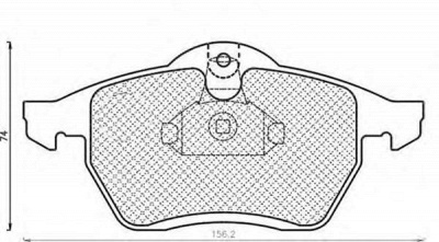 MAGNETI MARELLI 430216170403 -  Комплект тормозных колодок, дисковый тормоз